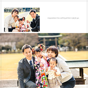 アルバムレイアウト例